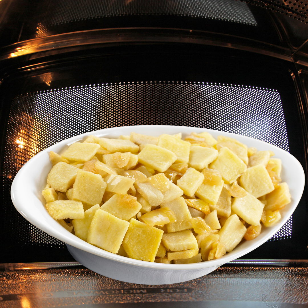 Tortilla de patata con microondas